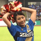 【動画フル】田中萌のチアダンスがかわいい！サッカー応援で足上げ！